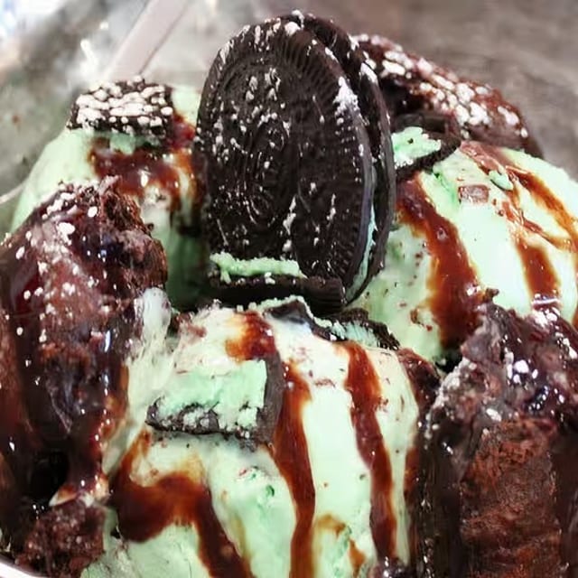 Our Famous Fried Oreo Sundae.