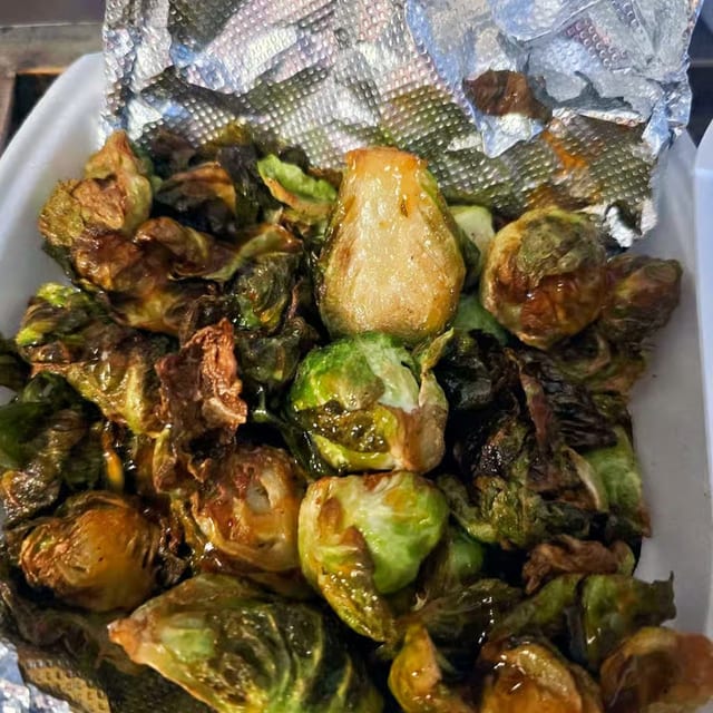 Flight Line Fried Brussel Sprouts.
